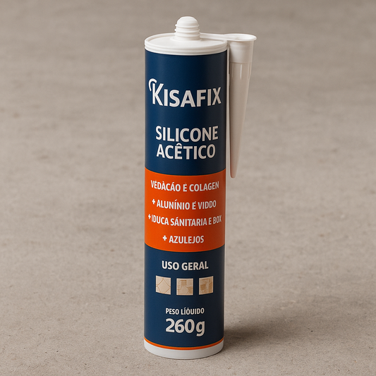 Silicone Acético 260g Kisafix