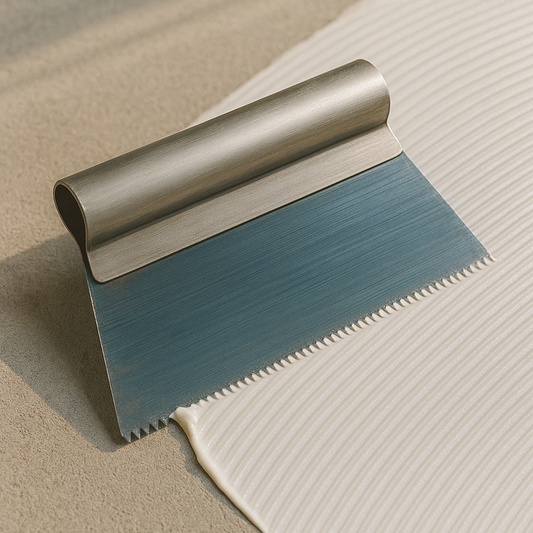 Espátula dentada Nº 1 para aplicação de cola